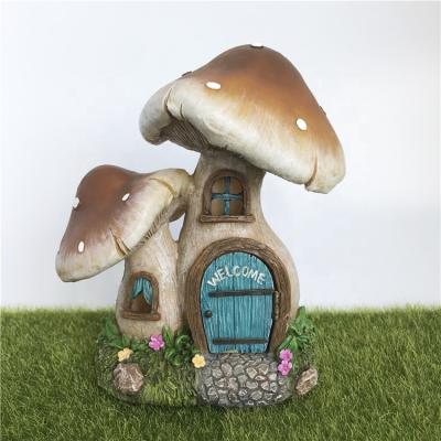 China China Factory Custom Resin Mushroom House for sale