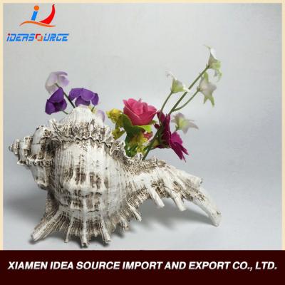 China Other Shell Ornament Sea Design Of Resin Conch Home Decoration for sale