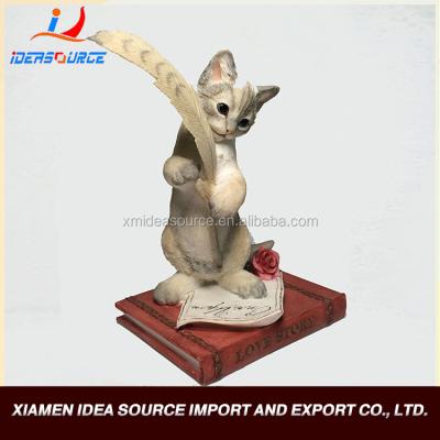 China Cute Cat Cat Figurine, Resin Cat Model, Polyresin Cat Resin Sculpture for sale