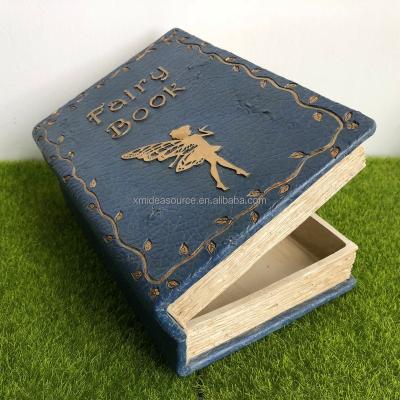 China China New Design Resin Fairy Book Box or Planter for sale