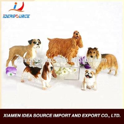 China Hot Sale Resin Dog Handsome Resin Animals Custom Resin Dog for sale