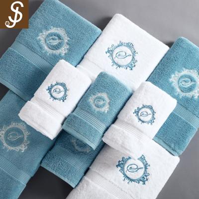 China High Quality Compressed 100% Cotton Star Hotel Bath Towel From S&J China Supplier For Wholesale for sale