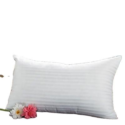 China 100% Striped Folded Bedroom Pillow Silk Cotton Cotton Bedroom Pillow For Protector Neck Softness Pillow 48*74/70*70cm For Home Hotel for sale