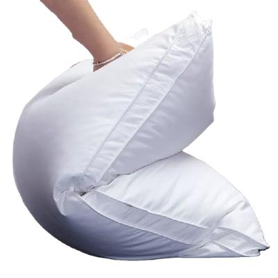 China Five Star Hotel Chemical Fiber Folded Down Pillow Health Pillow Hotel Adult Cervical Bed Pillow For Hotel for sale