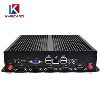 China Core i5 X86 Industrial Desktop Computer with LVDS VGA HD-MI Display Ports for sale