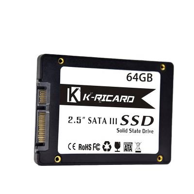 China Internal hard disk 2.5inch ssd 64gb sata3 laptop 7mm ssd for computer en venta