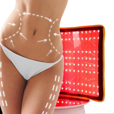 China Breathable Hot Sale LED Comfortable Red Light Therapy Infrared Electric Waist Trimmer Cloth Heating Belt For Slim Body for sale