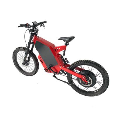 China Big standard 110km motor 5000w mountain e bike high carbon steel battery electric bicycle for sale