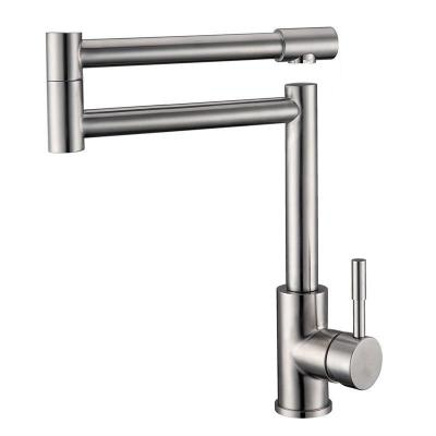 China Taps Supports 360 Rotation SUS304 Stainless Steel Ware Kitchen Water Faucet Electric Collapsible Sanitary Faucet New Far for sale