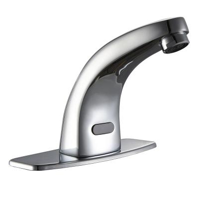 China Sense Faucets Medical Construction Prevents Infection Deck Mounted Motion Sensor Auto Shut Off Faucet for sale