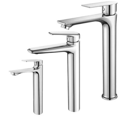 China Hot Cold Mixer Taps Hot Sale Chrome Step Up Body Kitchen Faucet For Basin With Single Handle Bathroom Faucets for sale