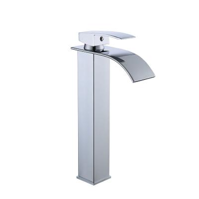 China High Quality Sanitary Ware Faucets Hot And Cold Metered Handle Stainless Steel Single Deck Mounted Sink Water Mixer Tap Faucet Kitchen Faucet for sale