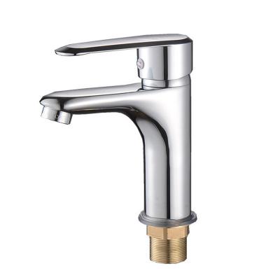 China Modern Copper Faucet Bathroom Faucets Venus Hot Water Mixer Metered Single Lever Faucet And Cold Water Wash Face Basin Water Mixer Tap for sale