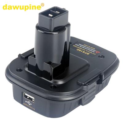 China dawupine BPS18D Battery Converter Adapter USB Charger For Bridges Porter Cable Stanley Black Li-ion Battery For Dewalts DC9096 BPS18D for sale