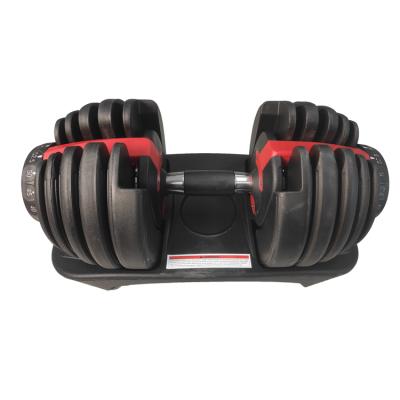 China Home\Gym\Sports Performance 40 Custom Free Weight Adjustable Dumbbell For Bodybuilding Strength Training for sale