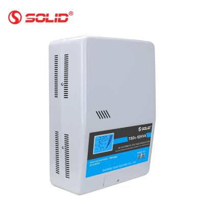 China SVC Single Phase Copper Coil 15KW 15KVA AC 220V 230V Stabilizer Wall Mounted Voltage Regulator for sale