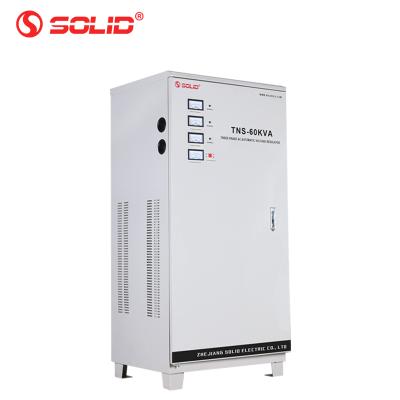 China Industrial Servo Type SVC 3 Phase 380V 440V AVR Automaitc AVR 60KVA Voltage Stabilizer Regulator For Tunnels for sale