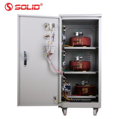 China SVC TNS 20KVA Servo Motor Voltage Stabilizer 20KW Three Phase AC 380V 415V 440V 3 Phase Voltage Regulator Stabilizer for sale