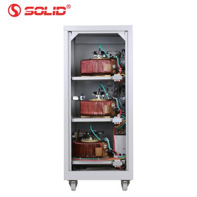 China SVC Servo Motor Control 3 Phase 380V 415V 440V Stabilizer 15KVA AVR Three Phase Automatic Voltage Regulator Stabilizer for sale