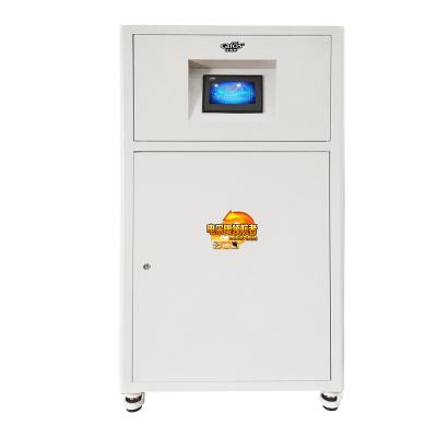 China 380v 60kw VERTICAL Remote Control Stainless Steel Floor Standing Electric Induction Space Heating Oven for sale