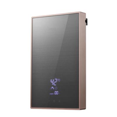 China ETL new arrival 8.5kw 9kw outdoor bathroom tankless instantaneous electric water heaters for shower for sale