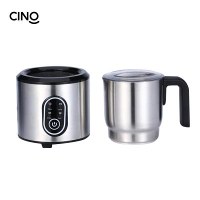 China Detachable Hotel Electric Automatic Milk Frother Milk Foamer For Dishwasher Safe Milk Frother for sale