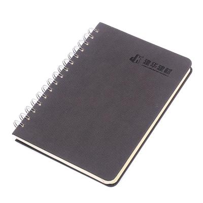 China Happiness School Supplies Spiral Binding Double Wire Binding Thick Notebook Cloth Canvas Bulk Journal Custom for sale