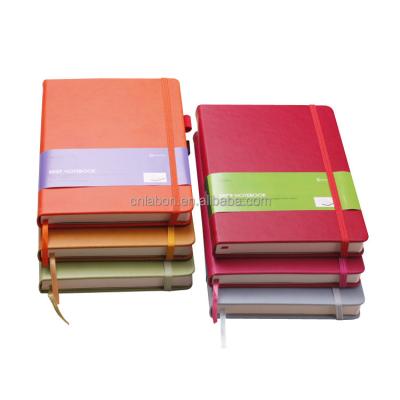 China A4 A5 A6 Hardcover PU Cover FSC Leather Diary Set Stylish Notebook for sale