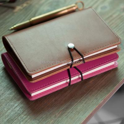 China 2020 A4 A5 A6 PU Leather Hardcover Notebook Agenda Diary Notebook Leather Notebook for sale