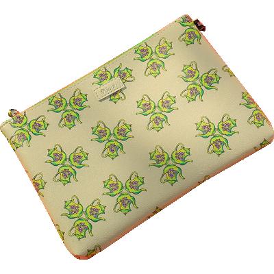 China Custom BPA Free PU Leather Bags Fabric Makeup Pen Pencil Case Pouch Stationery Bag for sale