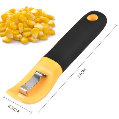 China Sustainable Kitchen Supplies Plastic Household Corn Kernel Separator Stainless Steel Manual Corn Kernel Peeler for sale