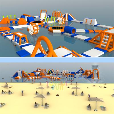 China 2022 Modern Joyful Commercial Inflatable Adult Inflatable Sea Water Games Amusement Water Park Inflatable Park for sale