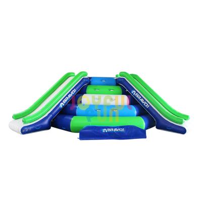 China Water/Ocean-ball pool; Dry/wet. Indoor/Outdoor; ANNOUNCEMENT ; Durable PVC Material Commercial Inflatable Floating Water Island Water Play Exhibition Equipment For Sale for sale