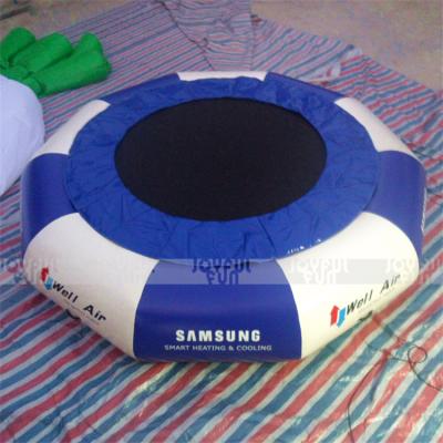 China 3-4 Years Large Water Park Trampoline Inflatable Game Durable Inflatable Fun Equipment For Sale for sale