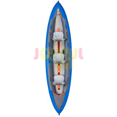 China 3-4 Years Old 3 Person Outdoor Boat Folding Inflatable Kayak Joyful Fun Customized Kayak for sale