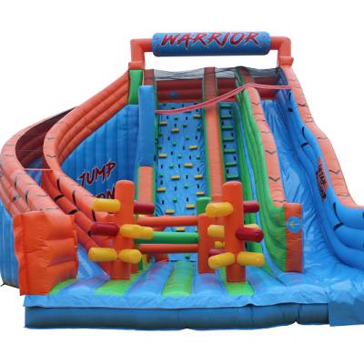 China 3-4 Years Old Wholesale Commercial Used Outdoor Large Inflatable Dry Slide For Adult for sale