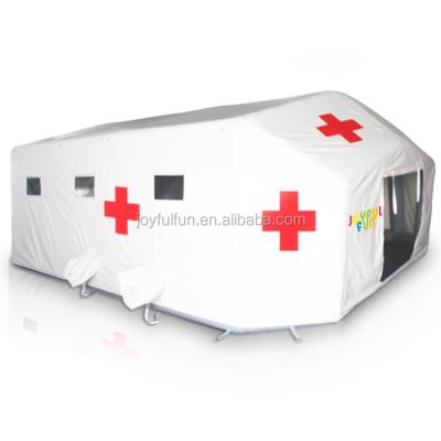 China 2022 Good Quality Outdoor Activities White Inflatable Medical Tent Inflatable Military Tent Disater Tent for sale