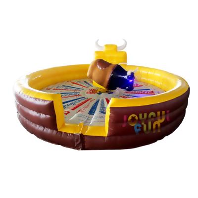 China 3-4 Years Old Commercial High Quality Inflatable Mechanical Crazy Rodeo Bull for sale