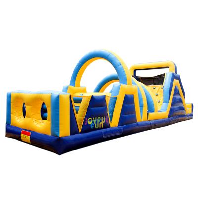 China High Quality PVC Material Inflatable PVC Tarpaulin Inflatable Obstacle Games Inflatable Obstacle Course For Kids And Adults for sale