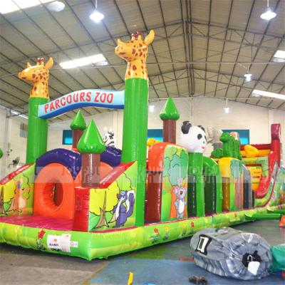 China Durable Fun Joyful Inflatable Toy Animal Inflatable Jumping Obstacle for sale