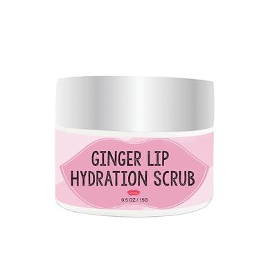 China 2020 Hot Sale Vegan Lip Care Natural Lip Exfoliator Brightening Sugar Lip Scrub Strawberry for sale