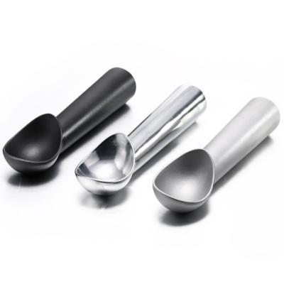 China Factory New Style Big Spoon Self-melting Aluminum Alloy Snow Scoop Cheap Wholesale Multifunctional Viable Ice Cream Tools for sale