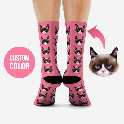 China New design cotton unisex adult QUICK DRY 3d socks custom made socks with logo and your design for sale