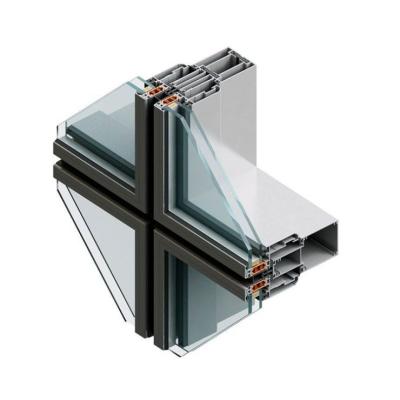 China Modern China Supplier Manufacture Price OEM/ODM Powder Daylight Aluminum Curtain Wall Cladding Types for sale