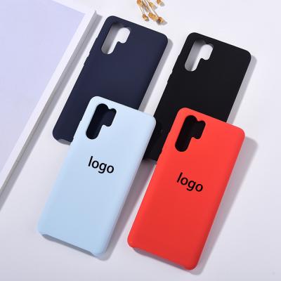 China Simple Color For Phone Back Shell Cover For Huawei P30 P30 Protective Silicone Soft Touch Silky Liquid Pro Case With Logo Case for sale