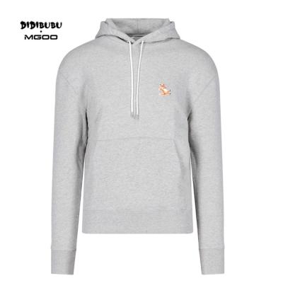 China DIDIBUBU Anti-wrinkle Custom Regular Design Long Sleeve Boxy Heather Gray Jersey Pullover Hoodies for sale