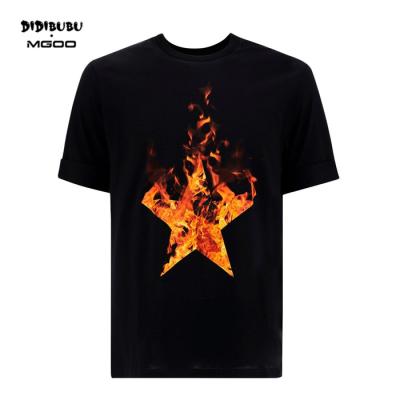 China Breathable Oversized Graphic Custom T-shirt Designs Mens Tee Shirt Cartoon Print DIDIBUBU DTG Regular Fit Cotton for sale