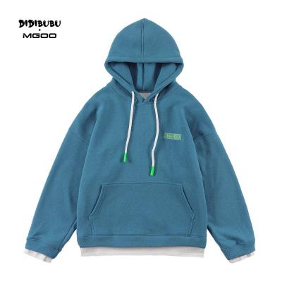 China DIDIBUBU Anti-Wrinkle Latest Design Men's 100% Cotton Polyester Fleece Solid Color Alpaca Kangaroo Pocket Two Piece Hoodie for sale