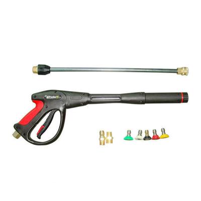 China Pressure Washer Gun Best Selling 4000PSI High Pressure Long Lance Wand Spray Gun With Quick Nozzles For Car Wash for sale