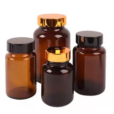 China Glass Pharmaceutical Medicine Bottle 60ml 70ml 100ml 120ml 150ml 200ml 250ml 300ml 500ml Glass Pill Bottle for sale